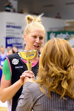 A döntő MVP-je Abby Bishop