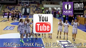 [VIDEÓ] PEAC-Pécs - PINKK végjáték és ünneplés